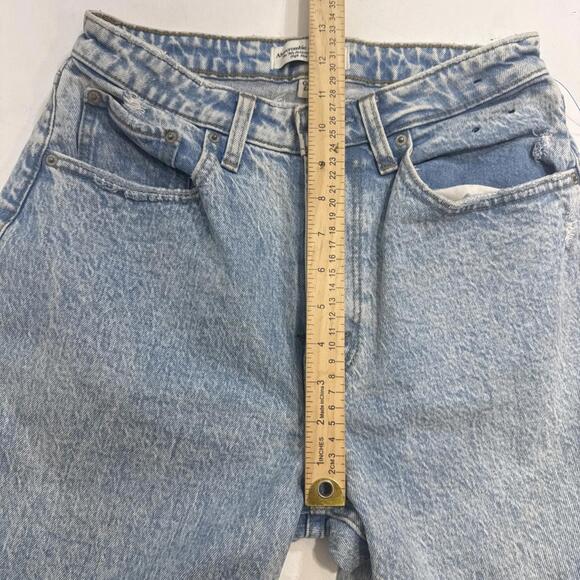 Abercrombie & Fitch The '90s Relaxed High Rise Curve Love Jeans Size 27 4XS - Picture 3 of 12